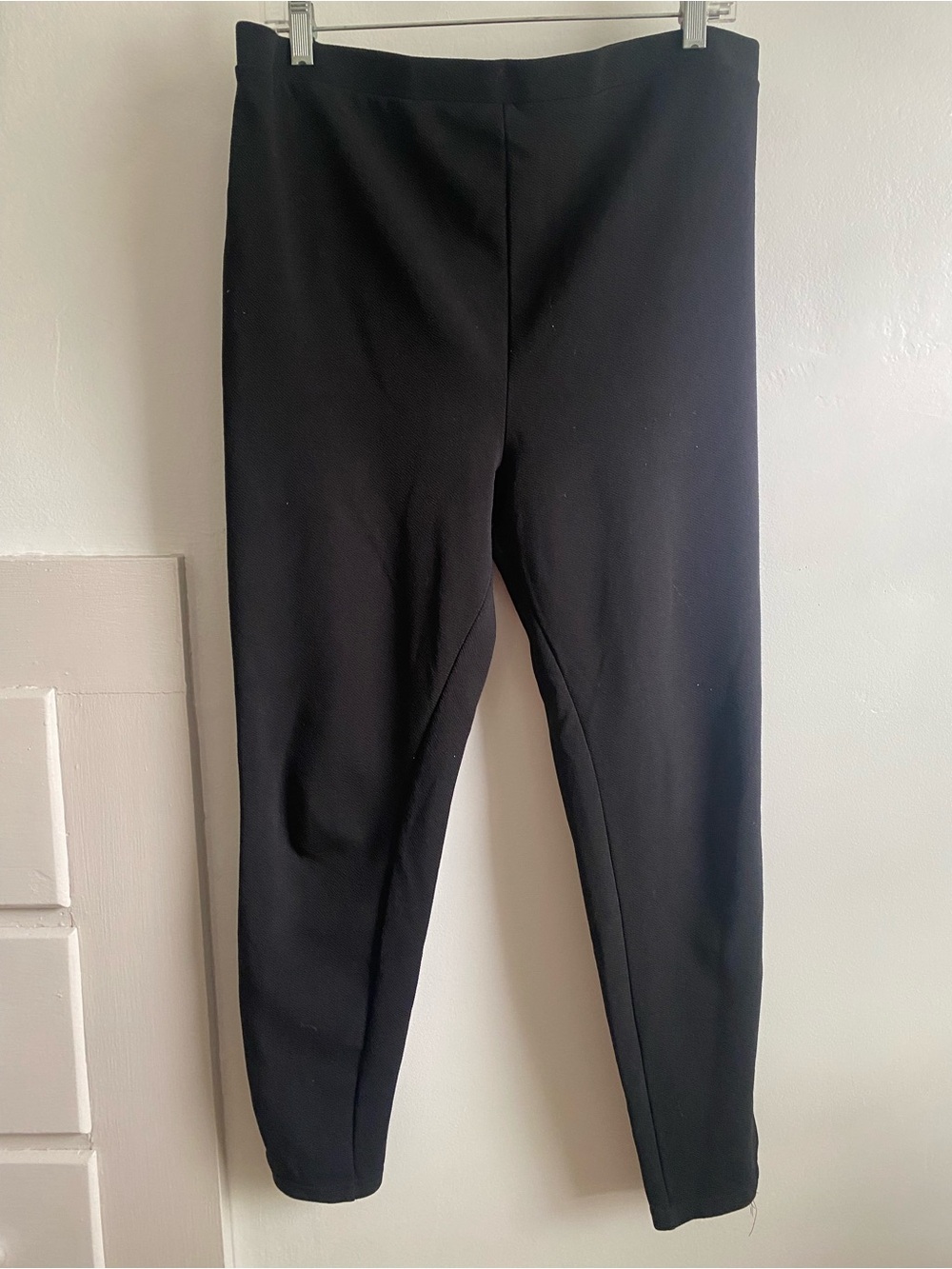 Black Maternity Ponte Ankle Pant